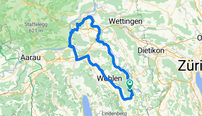 Staffeln-Otmarsinge-Wildegg-Brugg-Mellingen-Staffeln