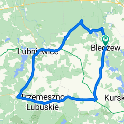 Bledzew - Osiecko-Lubniewice-Glisno-Nowa Wieś