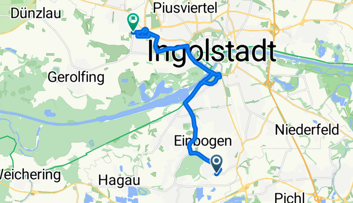 Radweg zur Aphoteke