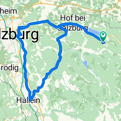 Fuschl-Sbg-Hallein-Wiesthal-Fuschl ... 70km