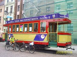 Hebe Bild 13 entlang der Bikemap-Route "Warszawa - Toruń" hervor