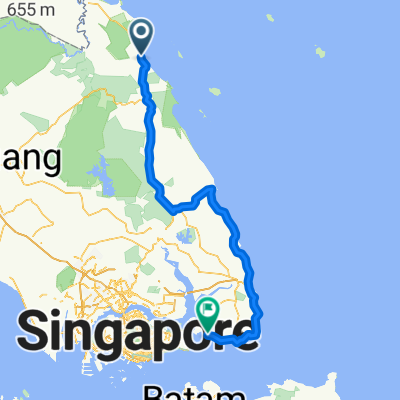 de Mersing à Singapour