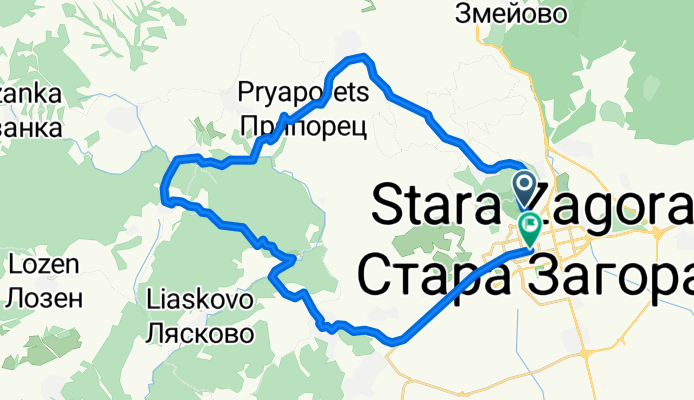 Стара Загора Дъбрава Баните Сулица М.Верея