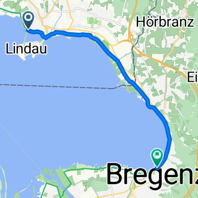 Bodensee-Radweg: Lindau - Bregenz