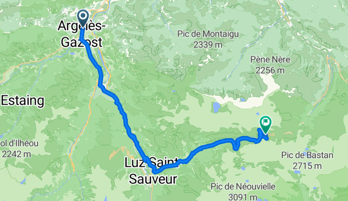 Argelès Tourmalet via Chèzes