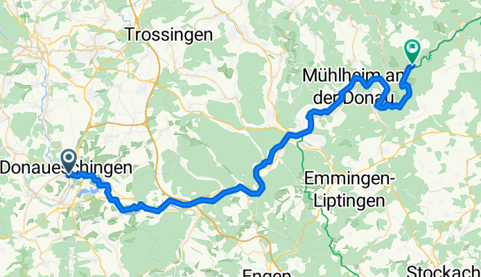 Donau-Radweg: Etappe 01-Donaueschingen-Beuron