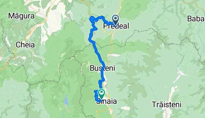 Predeal - 3Brazi - Paraul Rece - Diham - Busteni- Poiana Tapului - Stana Regala- Cota 1400 - Telegondola Sinaia