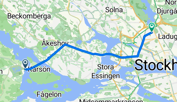 S20: Drottningholm - Stockholm (Hotel)