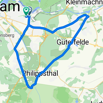 Potsdam - Güterfelde - Stahnsdorf