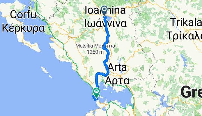 Tour of Hellas: 1st Stage - Ioannina to Preveza