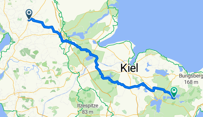 1. Etappe Haselund - Malente
