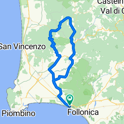 Follonica (29.3.2013) - 80.6 km; 510 m; 6.3 m/km