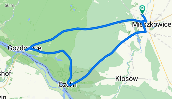 Mieszkowice-Gozdowice-Czelin-Mieszkowice