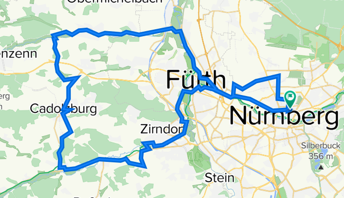 Nürnberg-Cadolzburg-Nürnberg