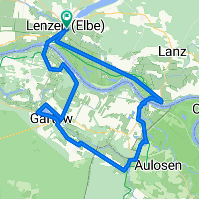 BiberBurgenTour Variante 1 über Nienwalde ca. 45 km