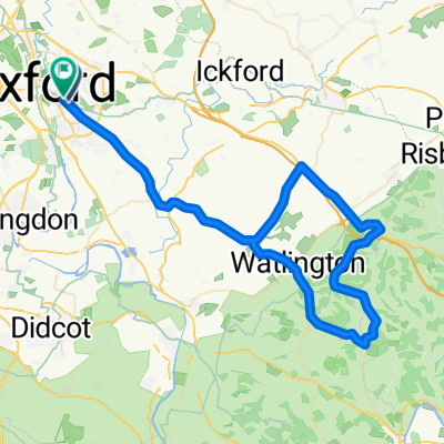 Hilly Route Up, Through and Past Christmas Common