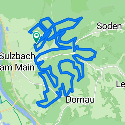 1. ausgeschilderte MTB Strecke Sulzbach
