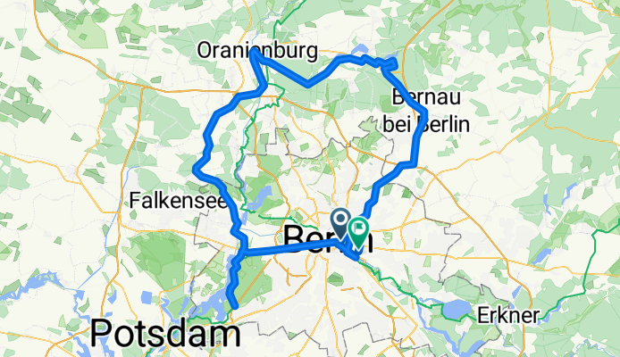 Amtsgericht - hacketour-course  O-burg velten spandau havelrunde stadler unter den Linden Keirin bikemap