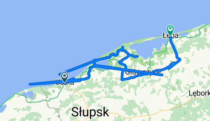 Wzdłuż Wybrzeża Etap 5 Ustka  - Łeba
