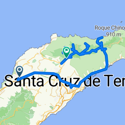 Santa Cruz - Taganana - Afur - Las Carboneras - Batanes