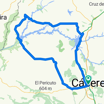 Vuelta al Pantano de Alcántara