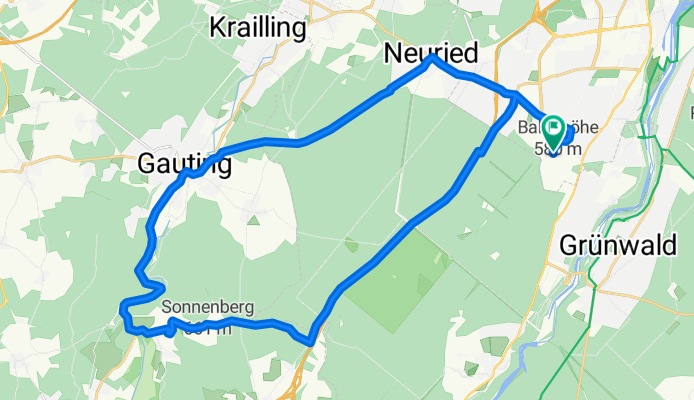 Münschen - Gauting - München