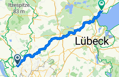 Route in der Bikemap App öffnen