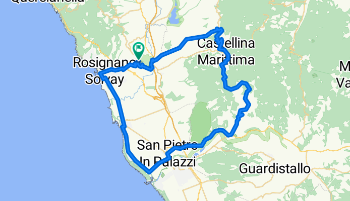 Rosignano - Cecina - Riparbella - Castellina - Rosignano