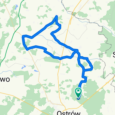 Podborze-Lubotyń-Seroczyn-Czerwin-Piski-Gniazdowo-Lubotyń-Podbiele-Podborze
