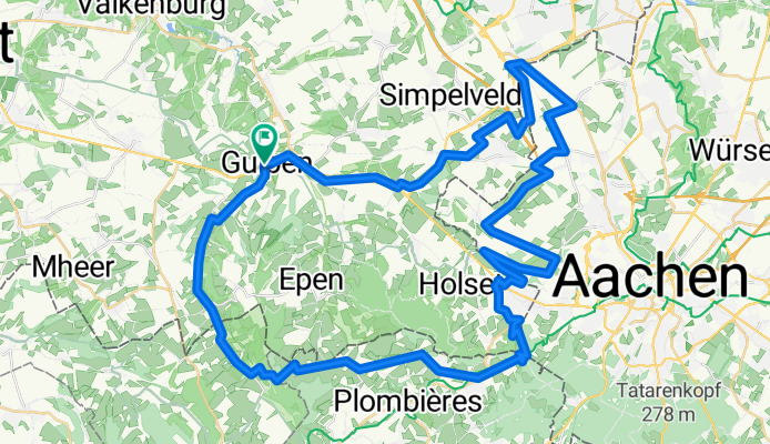 Drielandenroute 60km
