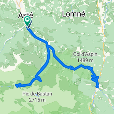 Col du Tourmalet and both sided of Col d'Aspin