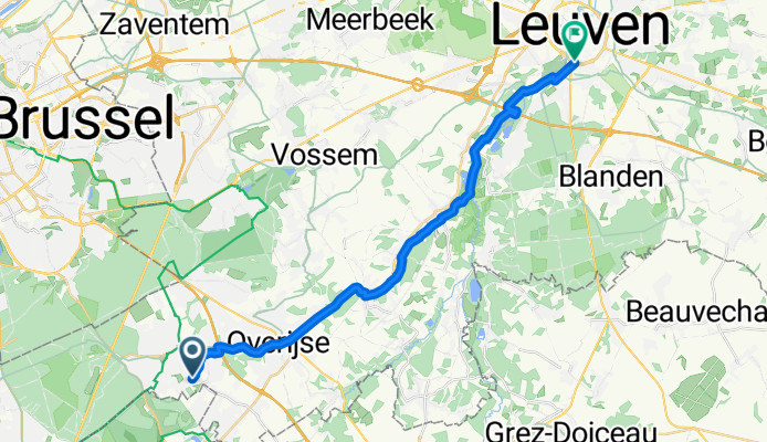 Hoeilaart - Leuven (langs Ijse en Dijle)