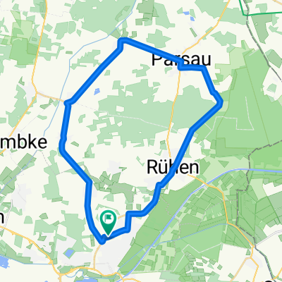 Ruhige Rennradtour mit Storchennest