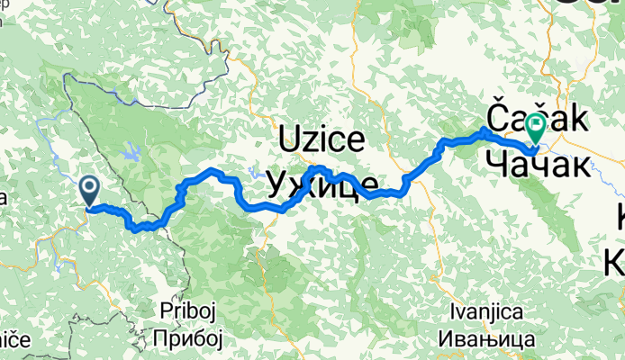 visegrad a cacak