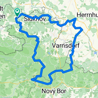 Lipová, Jiříkov, Kottmarsdor, Prysk / Polevsko /, Vlčí hora, Lipová