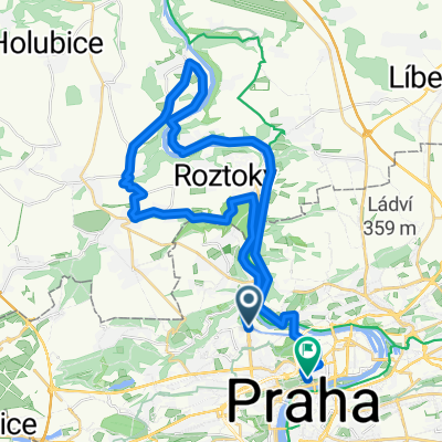 Podbaba, Roztoky, Unetice, Libcice, Rez, Troja, Letna