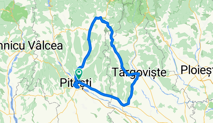 Stefanesti-Gaesti-Targoviste-Campulung-Pitesti-Stefanesti