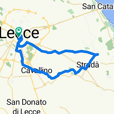 Lecce - Acaya - Cavallino - Lecce