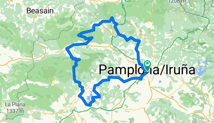 CICLOTURISTA PAMPLONA RECORRIDO LARGO 175 Km