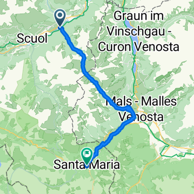 Transalp Etappe 4: Sur En - Santa Maria