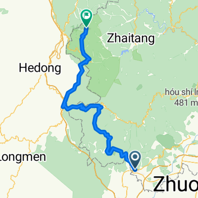 Dong Ling Shan Bike and Hike Day 1