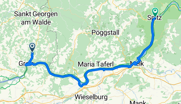 4. Etappe Grein - Spitz