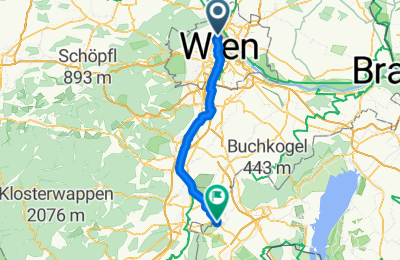 Route in der Bikemap App öffnen