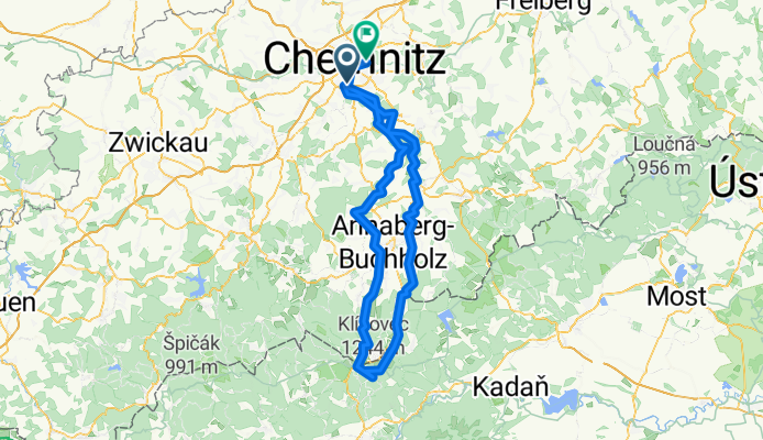 Von Chemnitz über den Fichtelberg zum Keilberg