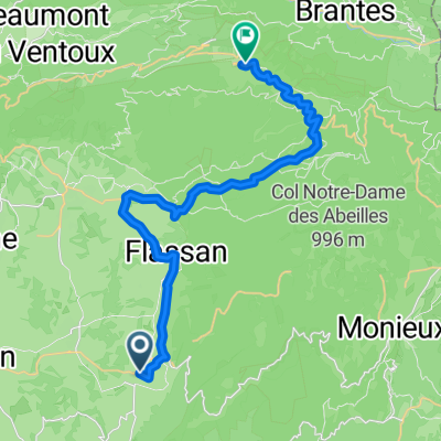 villes sur auzon - mont ventoux