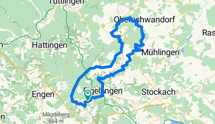 Von Aach durch den Schindelwald nach Neuhausen, Liptingen und zurück
