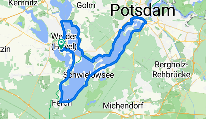 große Runde Ferch-Caputh-Pdm-Wildpark-Werder