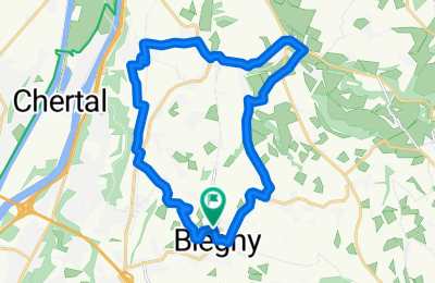 Route in der Bikemap App öffnen