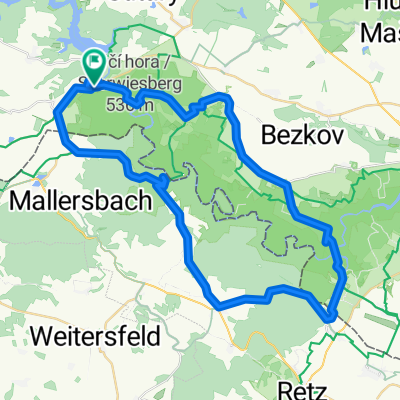Vranov - vinice Šobes - Hardegg