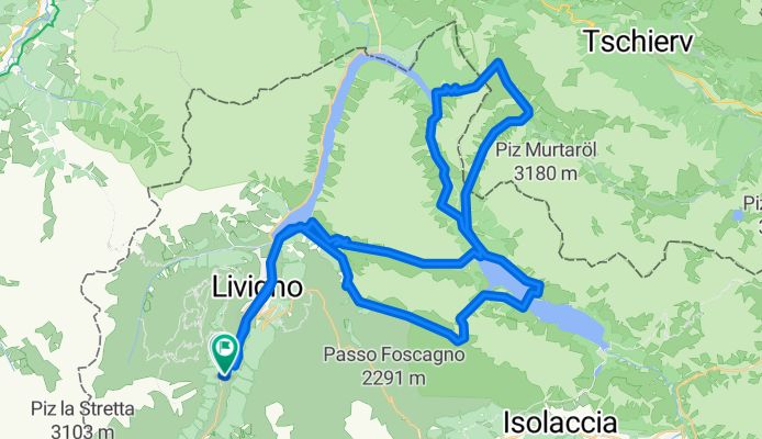 Livigno - Lago di San Giacomo - Passo del Gallo - Livigno